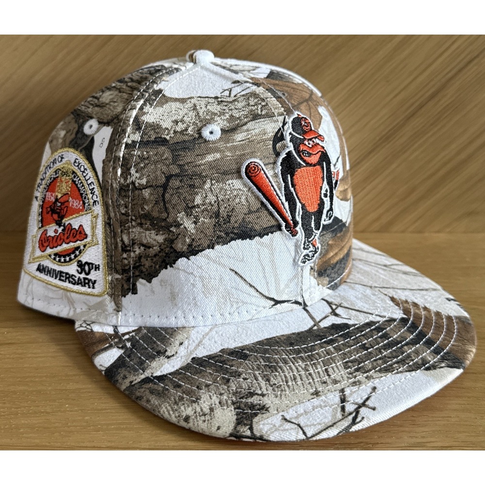 New Era 59Fifty Baltimore Orioles Realtree Camo Retro Logo 7 Fitted Cap Hat